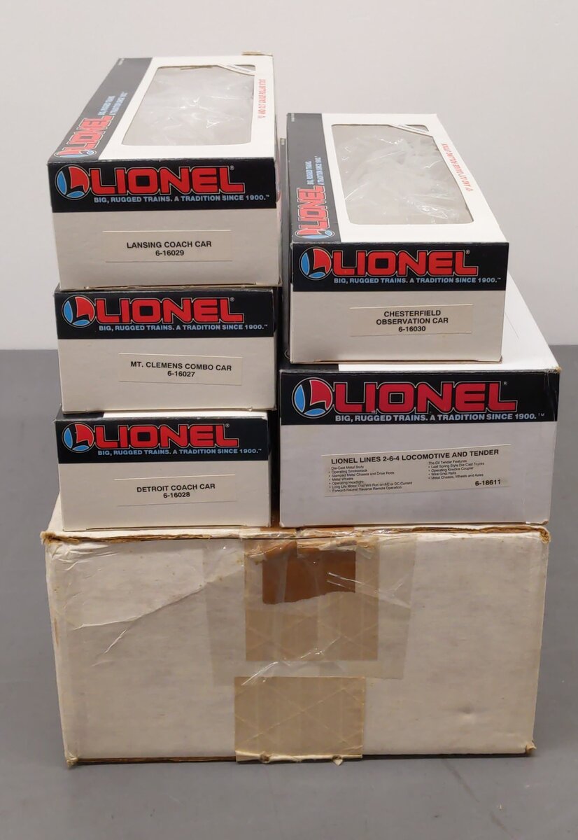 Lionel 6-11712 O Gauge Great Lakes Express Steam Train Set EX/Box
