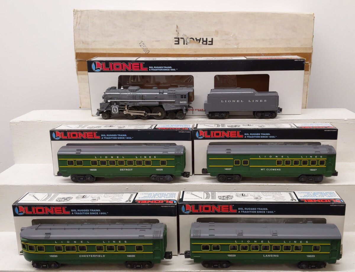 Lionel 6-11712 O Gauge Great Lakes Express Steam Train Set EX/Box