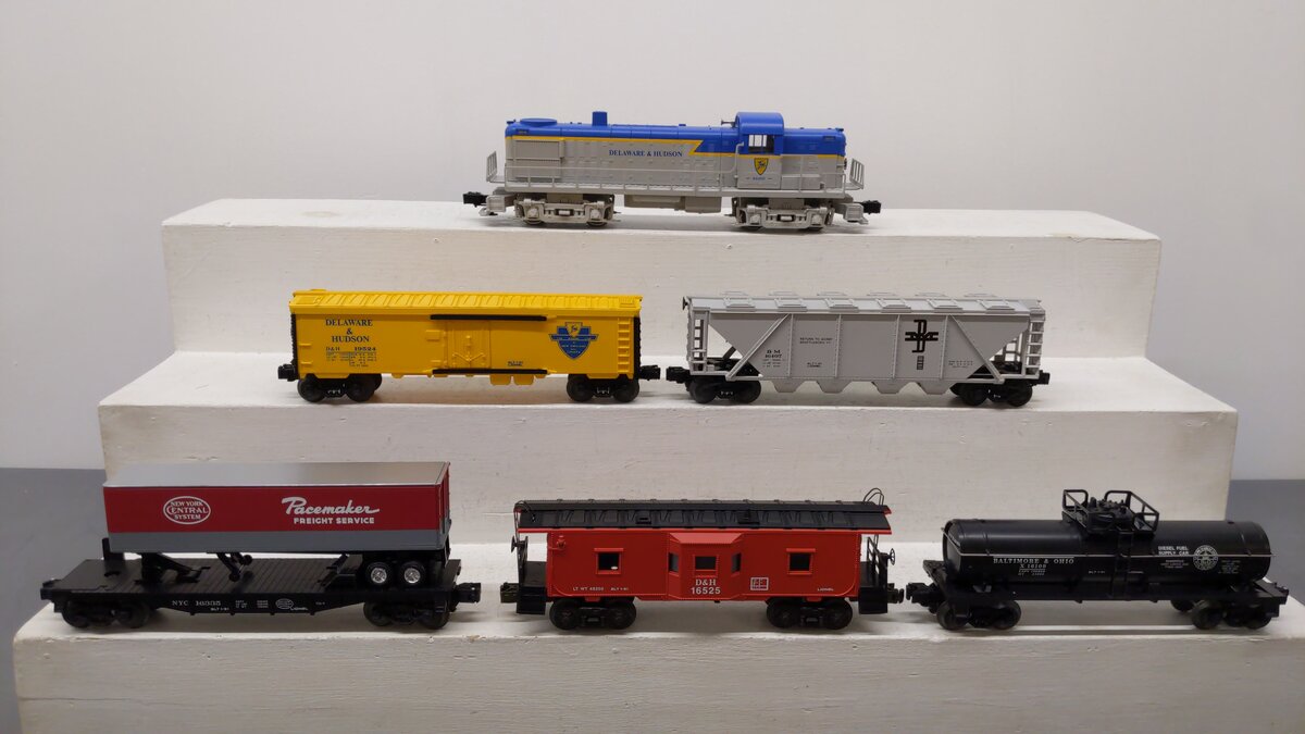 Lionel 6-11719 O Gauge Delaware and Hudson Coastal Diesel Freight Train Set EX/Box