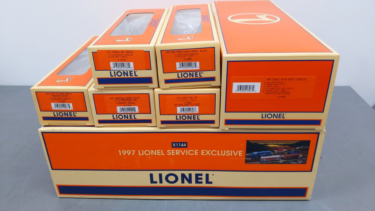 Lionel 6-11918 O Gauge 1997 Lionel Service Exclusive Conrail Diesel Train Set EX/Box
