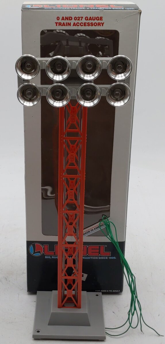 Lionel 6-12759 O/O27 Gauge 8-Lamp Floodlight Tower EX/Box