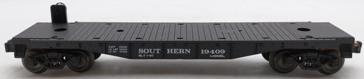 Lionel 6-19409 O Southern Flatcar LN/Box
