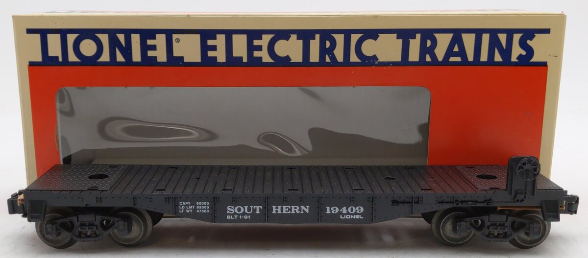 Lionel 6-19409 O Southern Flatcar LN/Box