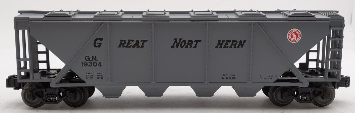Lionel 6-19304 O Gauge Great Northern Covered Quad Hopper Car #19304 EX/Box