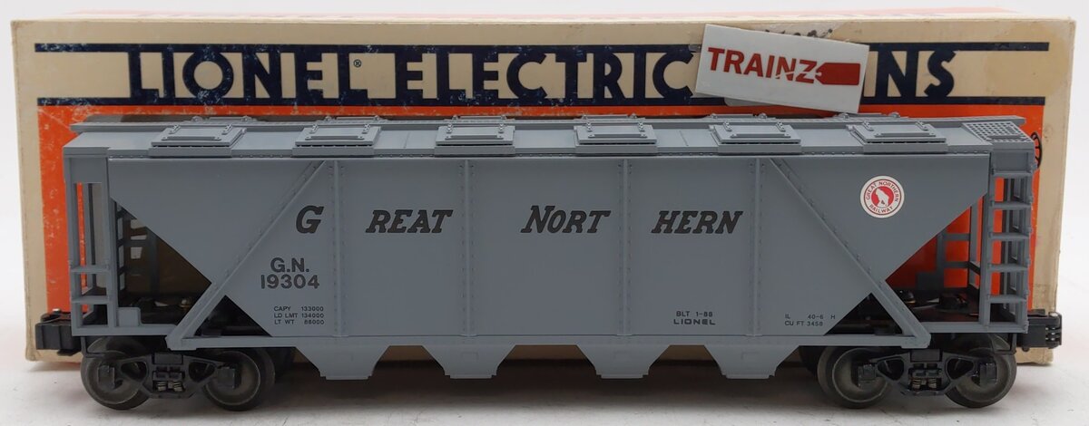 Lionel 6-19304 O Gauge Great Northern Covered Quad Hopper Car #19304 EX/Box
