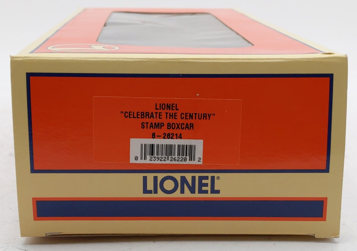 Lionel 6-26214 O Gauge Celebrate the Century USPS Stamp Boxcar EX/Box
