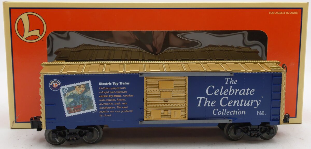 Lionel 6-26214 O Gauge Celebrate the Century USPS Stamp Boxcar EX/Box