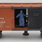 Lionel X3464 Vintage O New York Central Operating Boxcar - Without Steps VG/Box