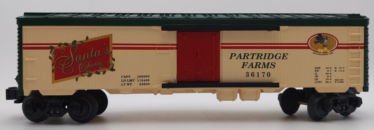Lionel 6-36170 Partridge in a Pear Tree Reefer NIB