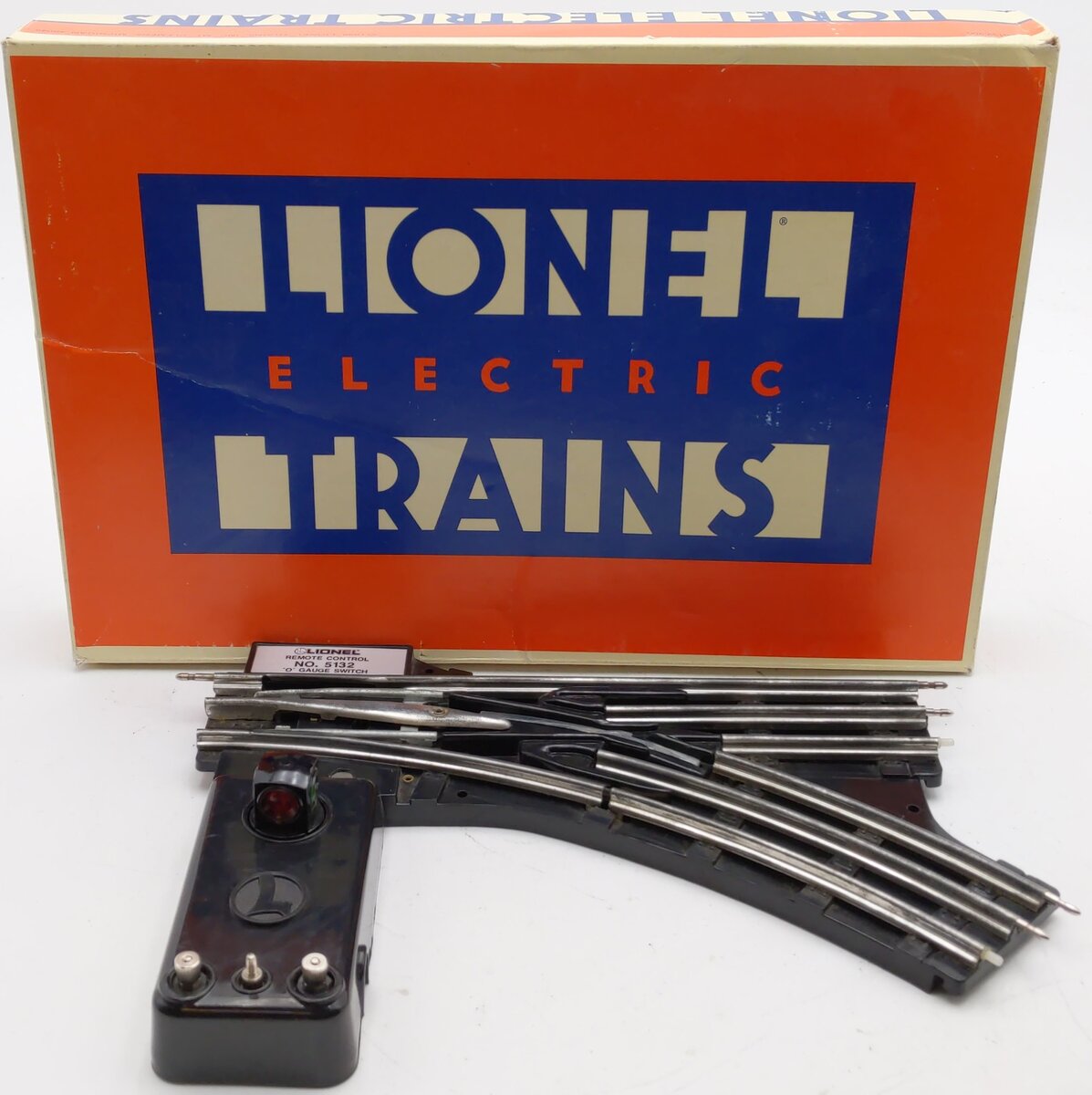 Lionel 6-5132 O O31 Right Hand Remote Control Switch Turnout (No Controller) EX/Box