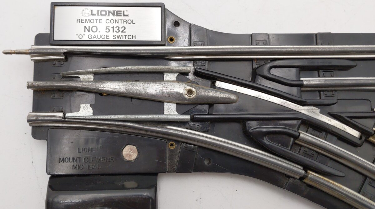 Lionel 6-5132 O O31 Right Hand Remote Control Switch Turnout (No Controller) EX/Box