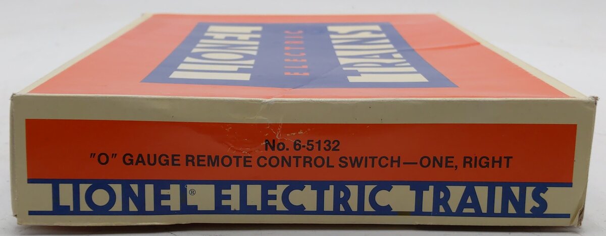 Lionel 6-5132 O O31 Right Hand Remote Control Switch Turnout (No Controller) EX/Box