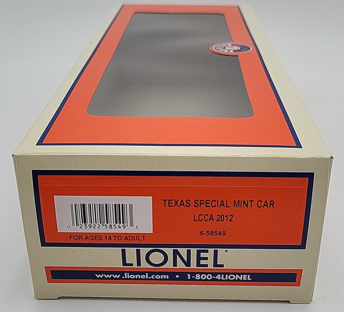 Lionel 6-58549 O Gauge Texas Special Mint Car LCCA 2012 LN/Box