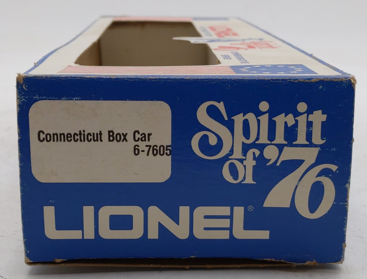 Lionel 6-7605 O Gauge Spirit of 76 State of Connecticut Boxcar #7605 EX/Box