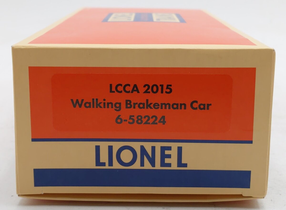 Lionel 6-58224 O Gauge LCCA/LRRC Walking Brakeman Car EX/Box