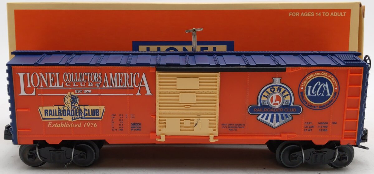 Lionel 6-58224 O Gauge LCCA/LRRC Walking Brakeman Car EX/Box