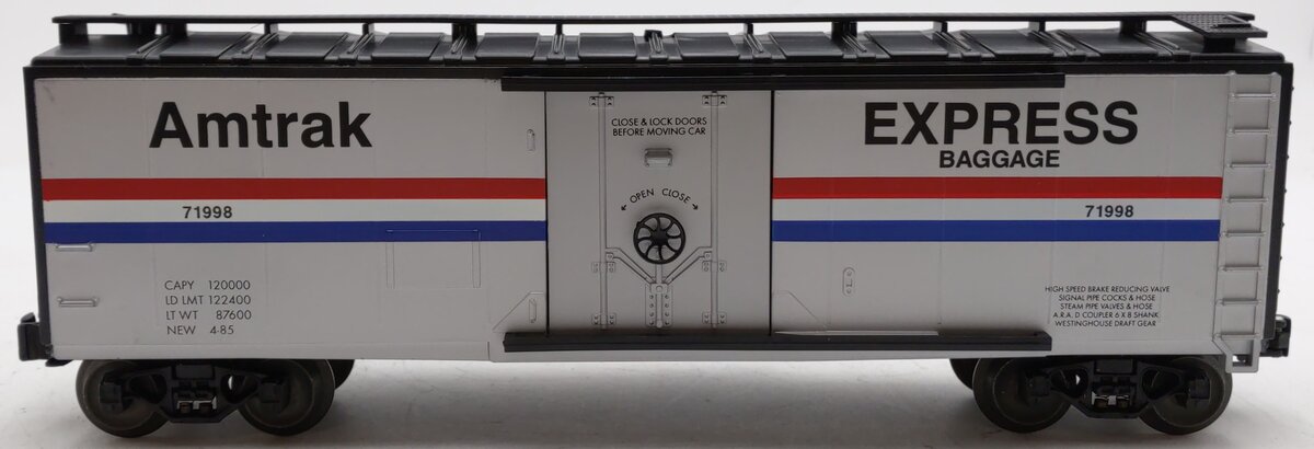 Lionel 6-71998 O Gauge Amtrak Express Baggage Box Car #71998 EX