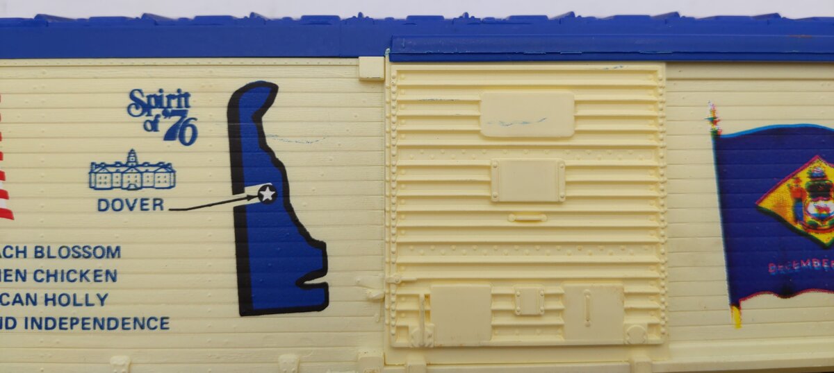 Lionel 6-7601 O Gauge State of Delaware Boxcar EX/Box