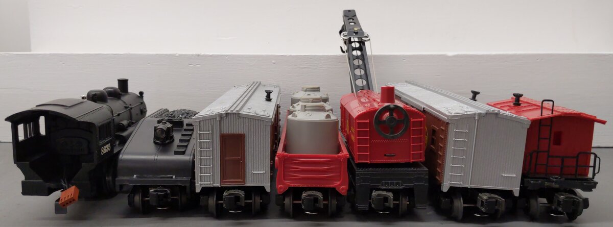 Lionel 9-1632 O Gauge Santa Fe Work Train Steam Train Set EX/Box