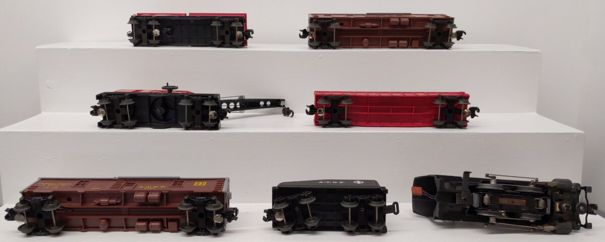 Lionel 9-1632 O Gauge Santa Fe Work Train Steam Train Set EX/Box