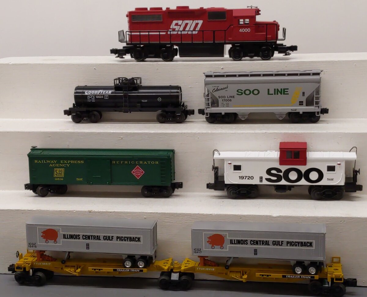Lionel 6-11738 O Gauge SOO Line Service Station Special Diesel Train Set EX/Box
