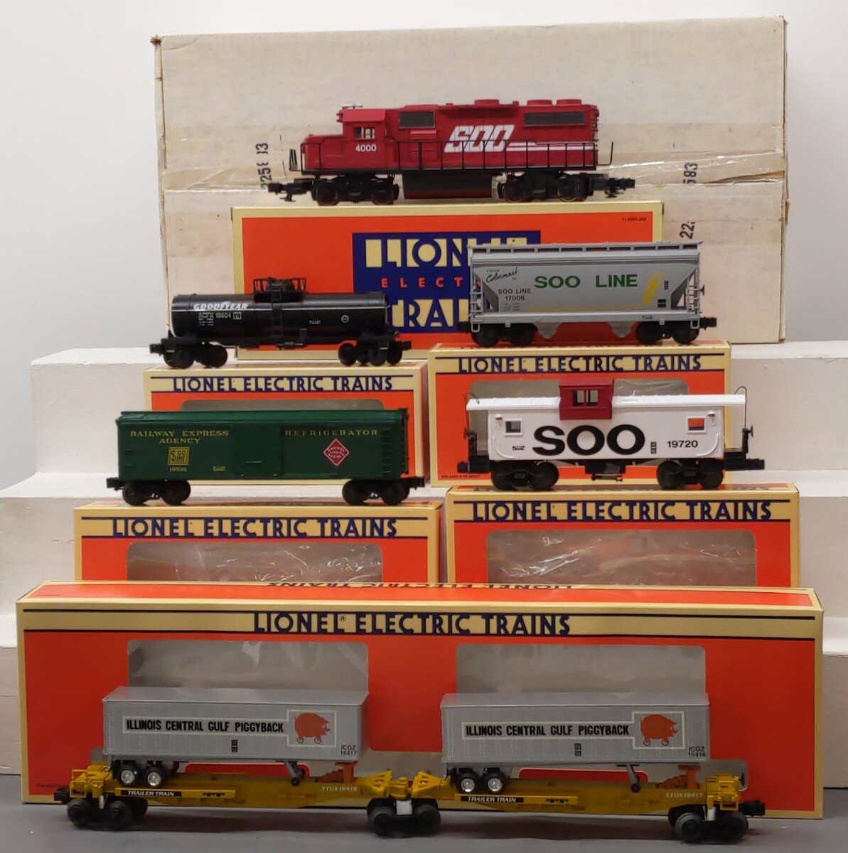 Lionel 6-11738 O Gauge SOO Line Service Station Special Diesel Train Set EX/Box