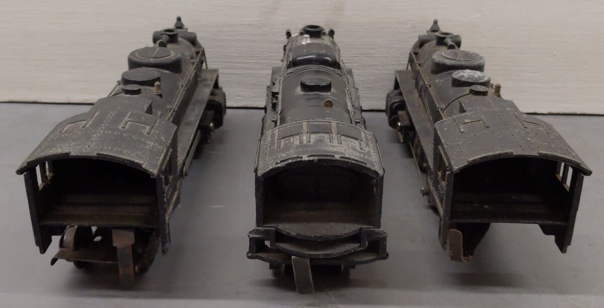 Marx & Lionel O Gauge Vintage Steam Locomotives & Tenders #666,666,2036 [5] VG