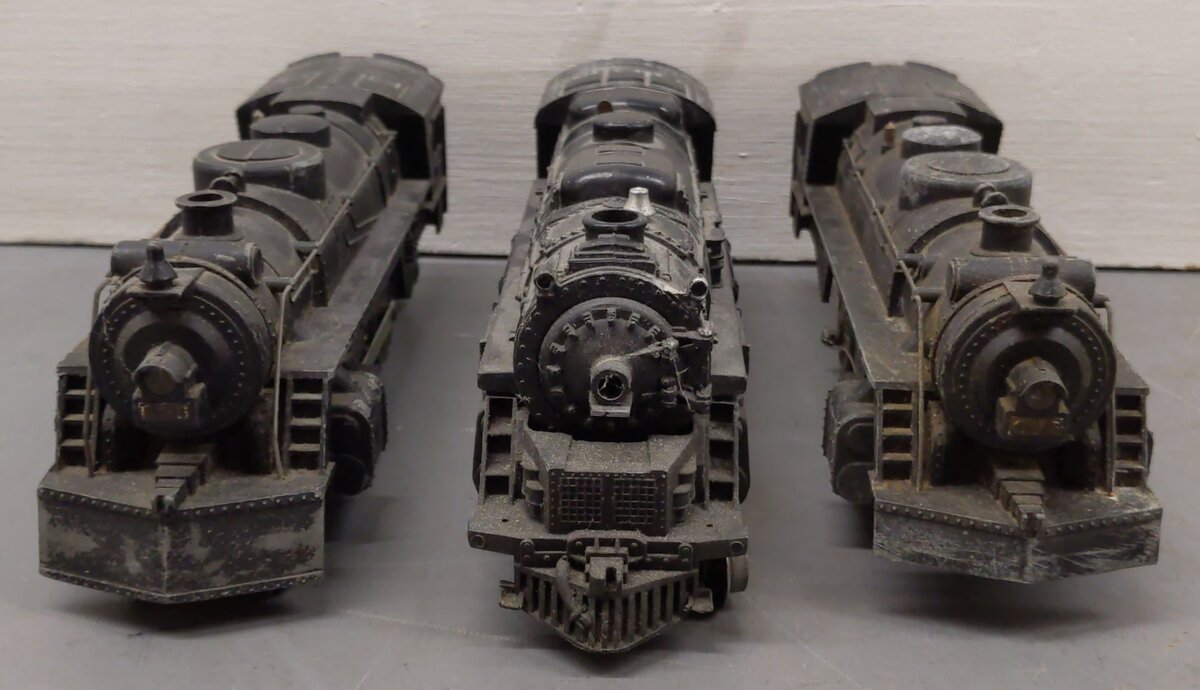 Marx & Lionel O Gauge Vintage Steam Locomotives & Tenders #666,666,2036 [5] VG