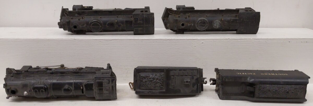 Marx & Lionel O Gauge Vintage Steam Locomotives & Tenders #666,666,2036 [5] VG