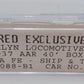 BLW 1088-B1 N Scale Santa Fe 1937 AAR 40' Boxcar #39360 VG/Box