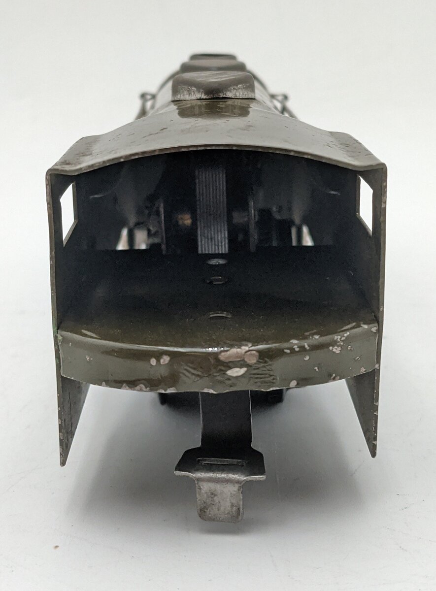 Marx 597 Vintage O 0-4-0 Olive Drab Commodore Vanderbilt Steam Locomotive VG