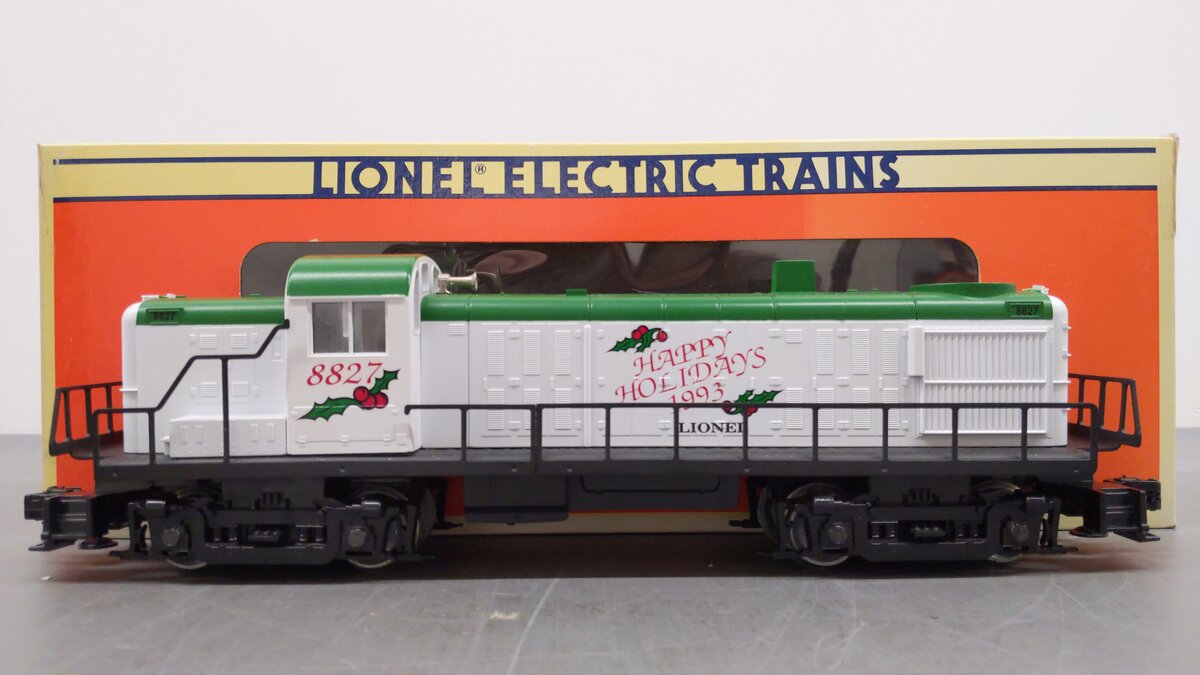 Lionel 6-18827 O Gauge Happy Holidays 1993 RS-3 Diesel Locomotive #8827 EX/Box