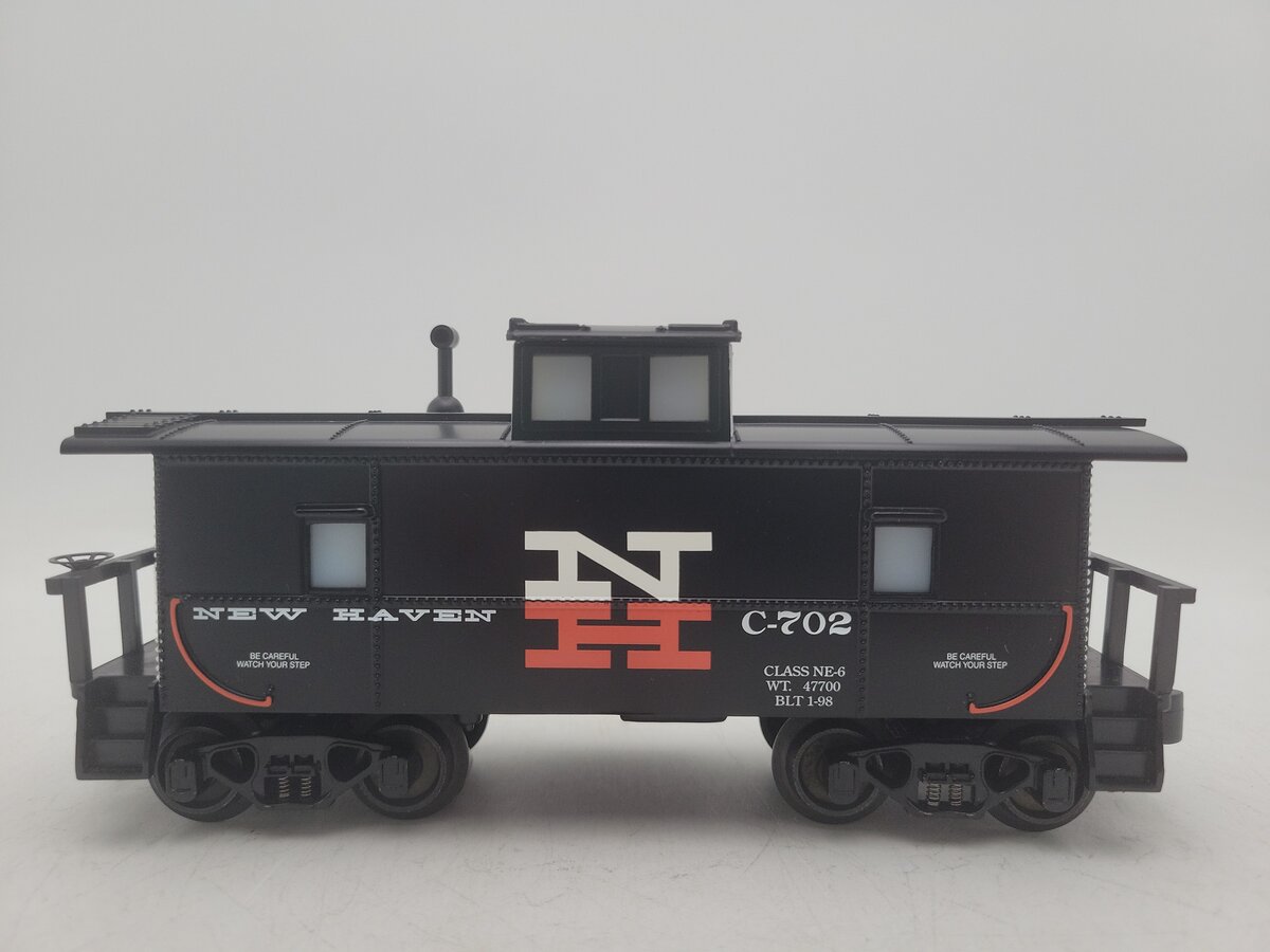 K-Line 6-22663 O New Haven Illuminated Caboose #702 VG/Box
