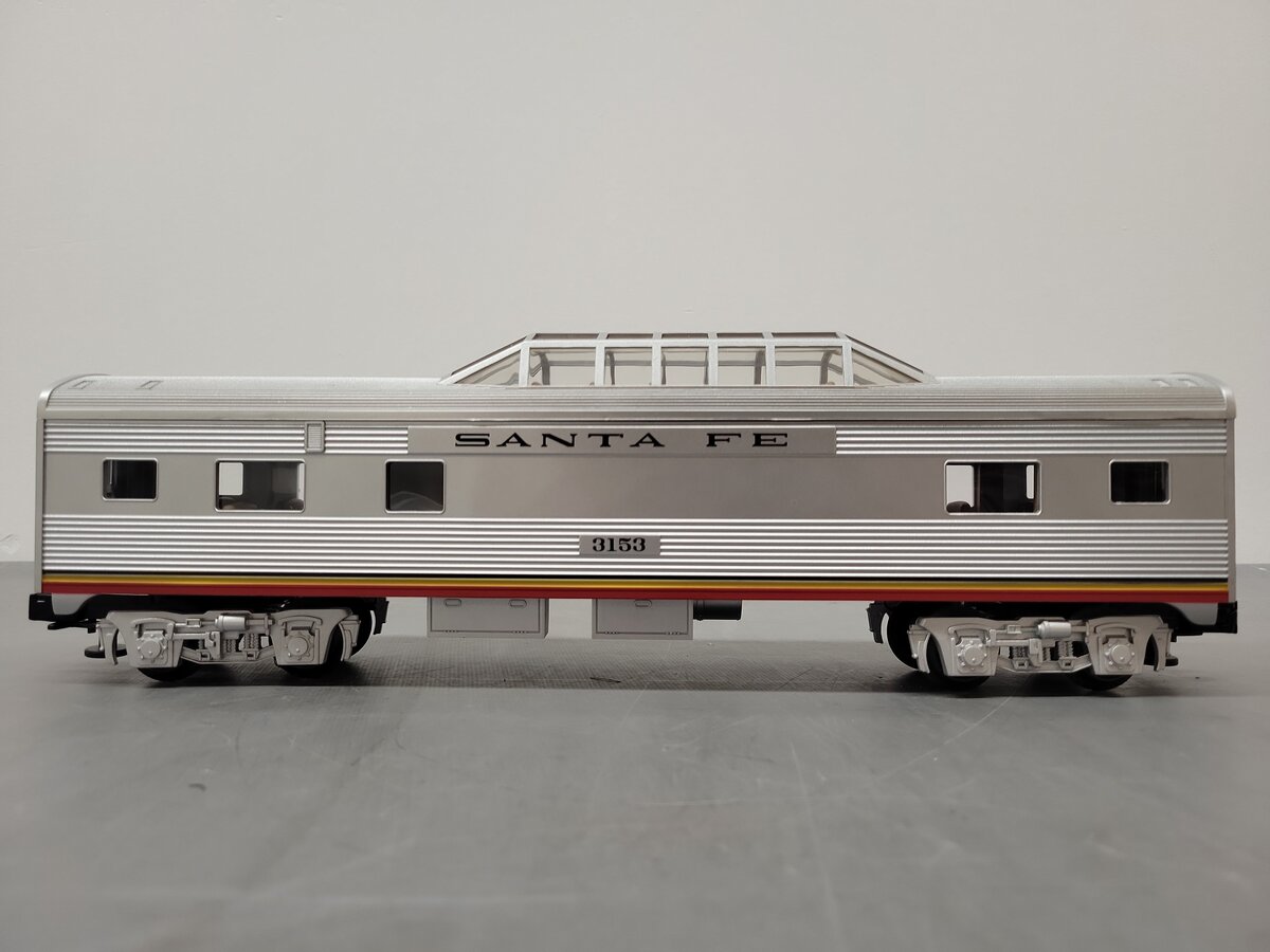 Lionel 6-35129 O Gauge Santa Fe El Capitan Vista Dome Car #3153 EX/Box