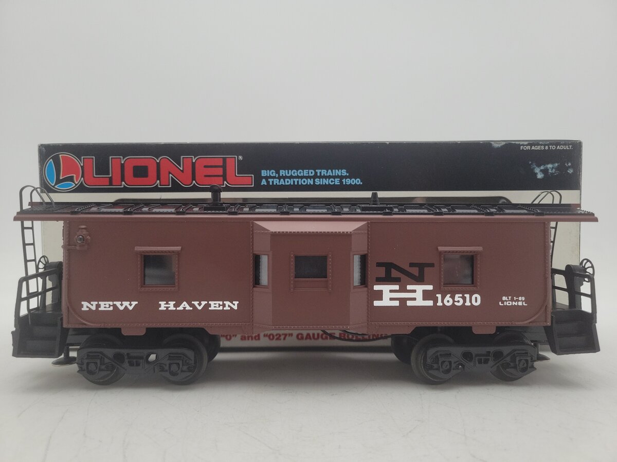 Lionel 6-16510 O New Haven Bay Window Caboose with Lighted Interior #16510 EX/Box