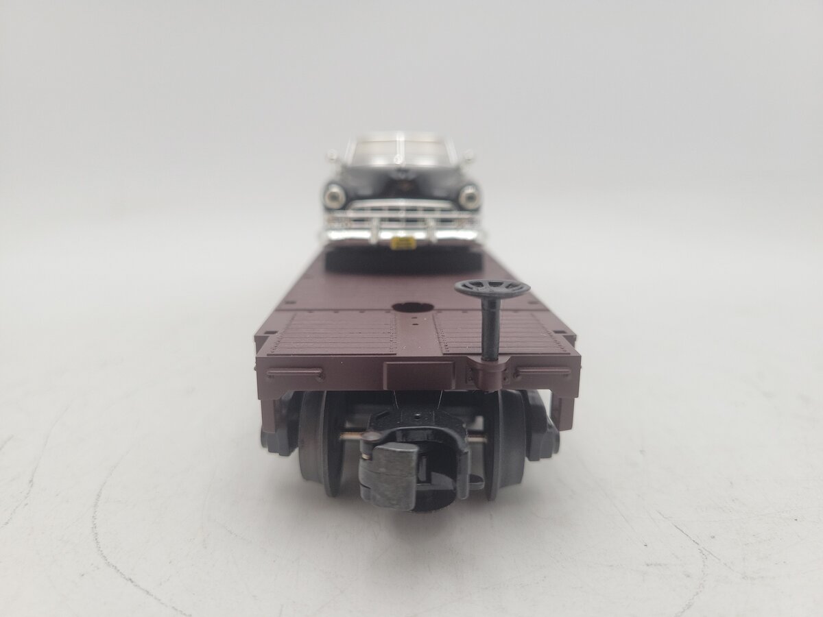 MTH 33-7608 O Gauge NYC Flat Car w/'49 Black Cadillac EX/Box