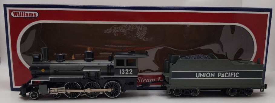 Williams 40604 O Gauge Union Pacific 4-6-0 Baldwin Steam Loco & Tender #1322 EX/Box