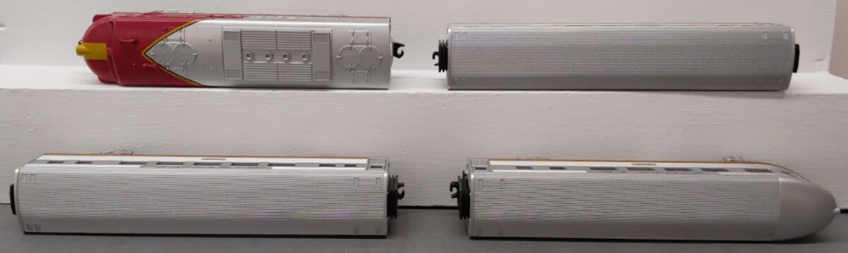 Lionel 6-30001 O Gauge Santa Fe El Capitan Diesel Passenger Train Set VG/Box