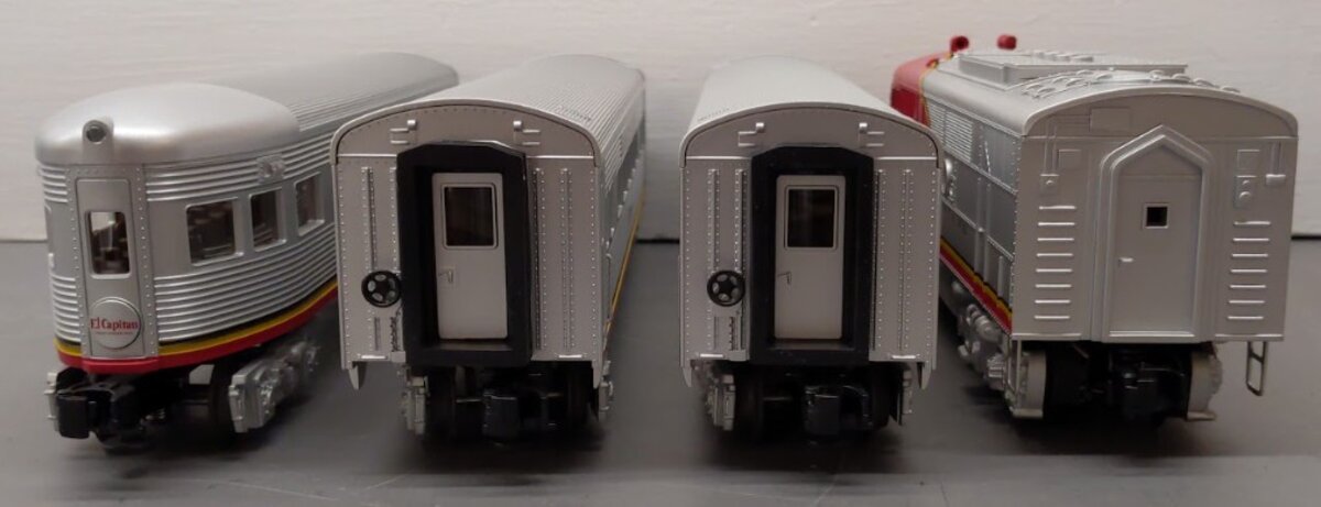 Lionel 6-30001 O Gauge Santa Fe El Capitan Diesel Passenger Train Set VG/Box