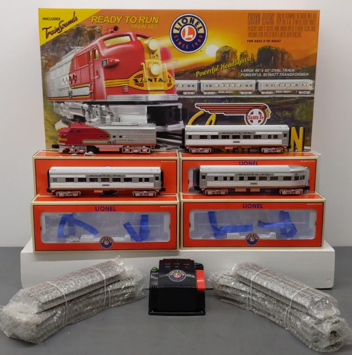 Lionel 6-30001 O Gauge Santa Fe El Capitan Diesel Passenger Train Set VG/Box