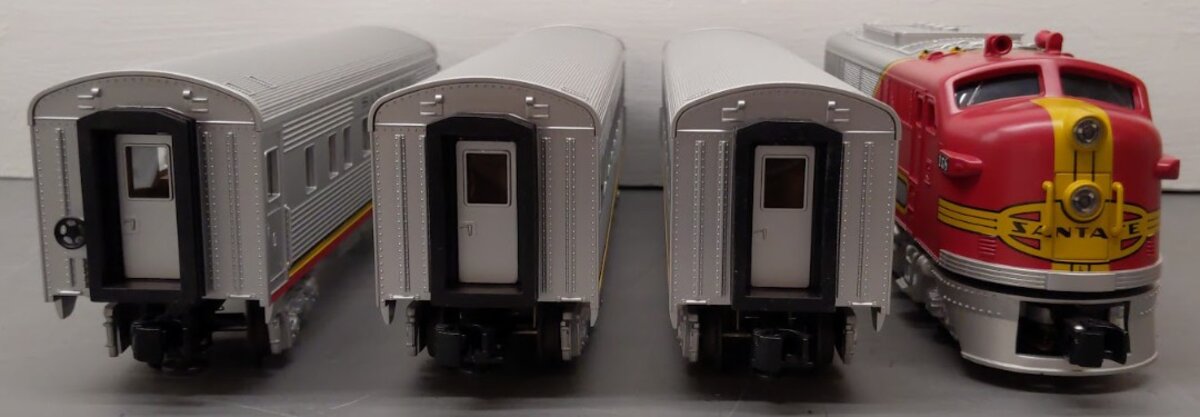 Lionel 6-30001 O Gauge Santa Fe El Capitan Diesel Passenger Train Set VG/Box