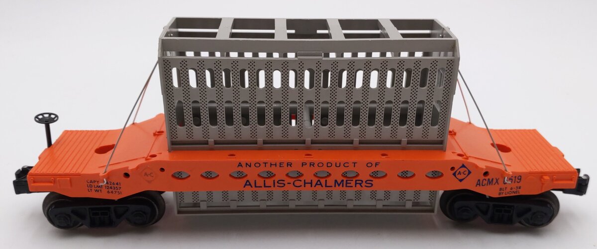 Lionel 6519 Vintage O Allis Chalmers Condenser Car EX