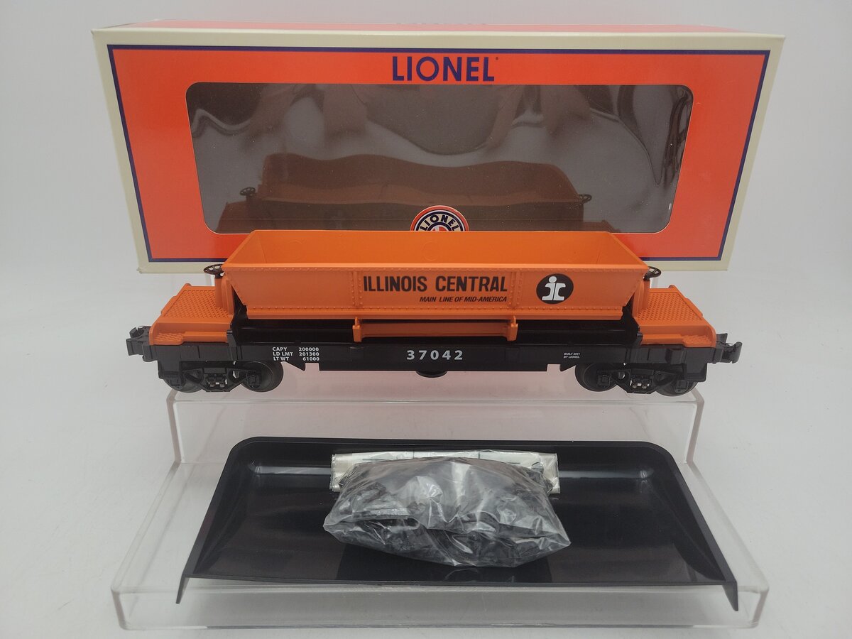 Lionel 6-37042 O Gauge Illinois Central Coal Dump Car EX/Box