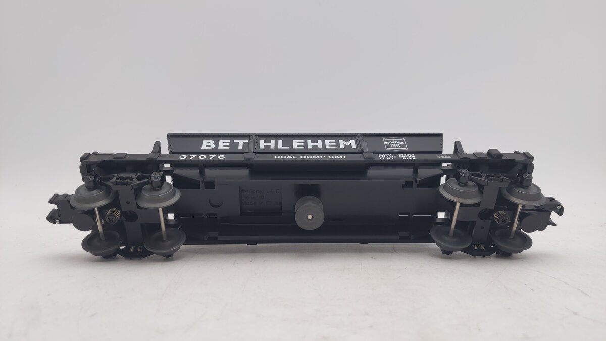 Lionel 6-37076 O Bethlehem Steel Coal Dump Car EX/Box