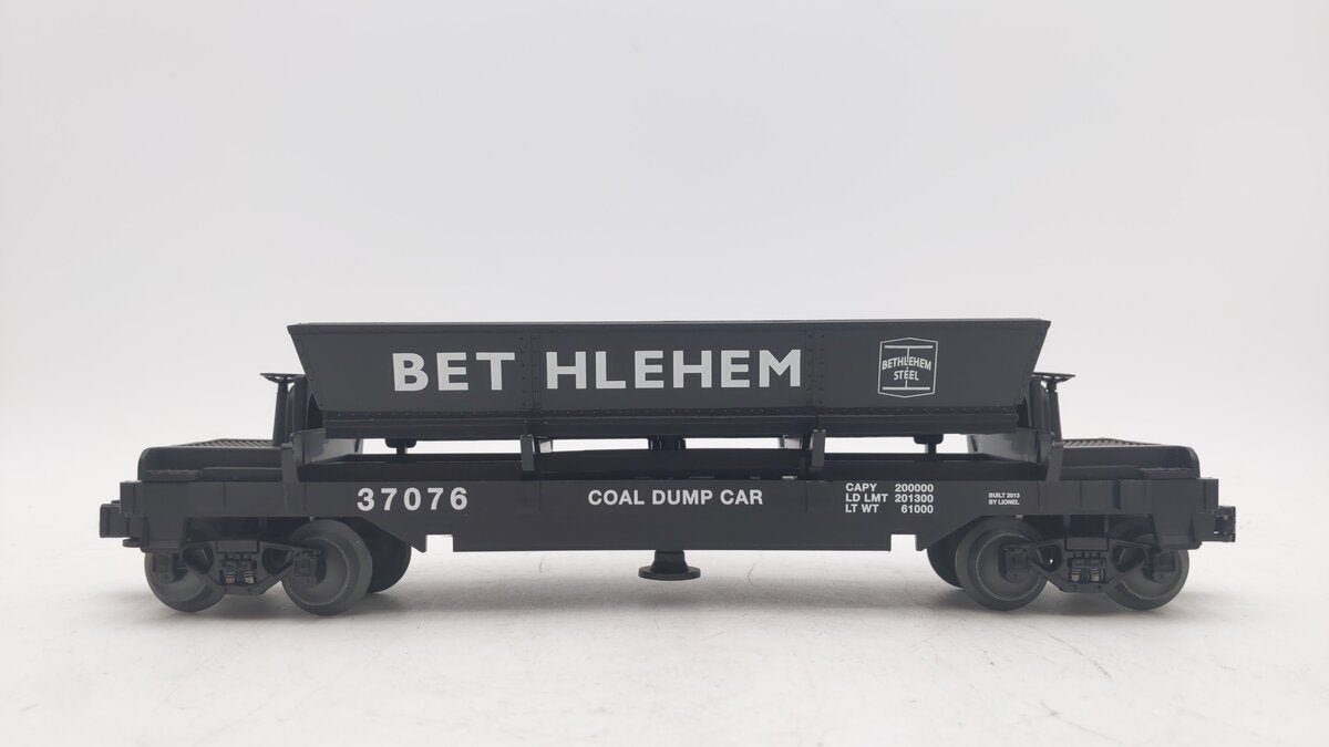 Lionel 6-37076 O Bethlehem Steel Coal Dump Car EX/Box