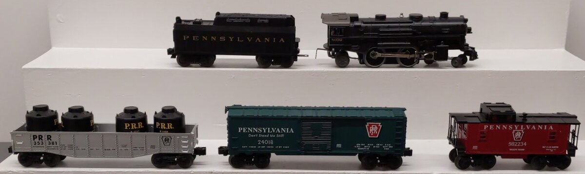 Lionel 6-31936 O Gauge Pennsylvania Flyer Steam Train Set EX/Box