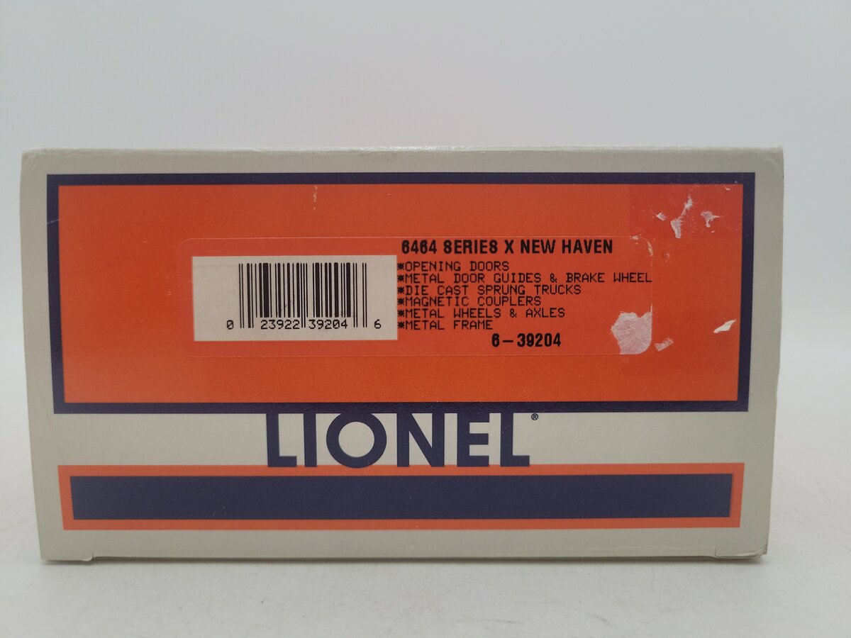 Lionel 6-39204 O Gauge New Haven Boxcar #6464-725 LN/Box