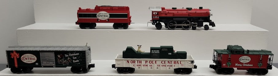 Lionel 6-30068 O Gauge North Pole Central Steam Train Set EX/Box