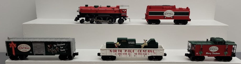 Lionel 6-30068 O Gauge North Pole Central Steam Train Set EX/Box