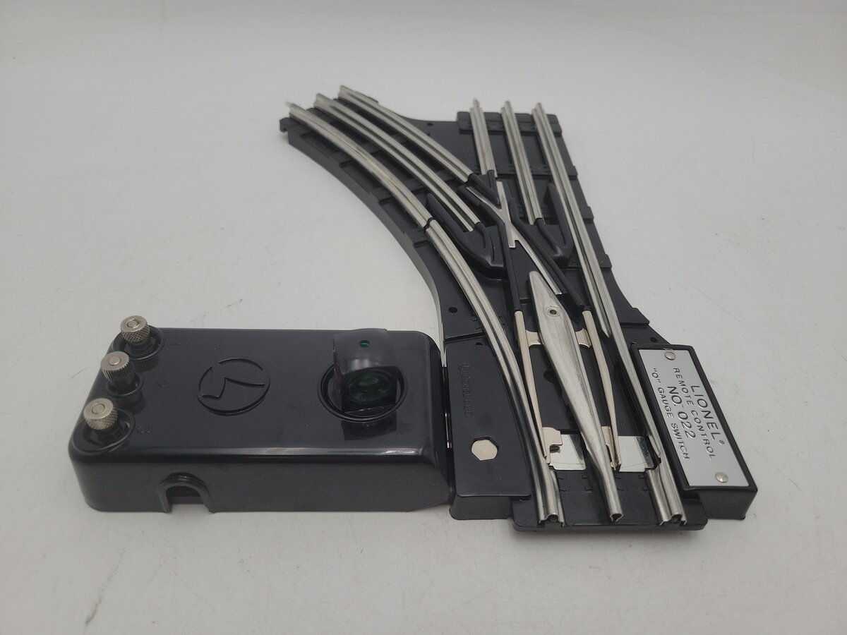 Lionel 6-14062 O Gauge Remote-Control 022 Left Hand Switch Turnout EX/Box